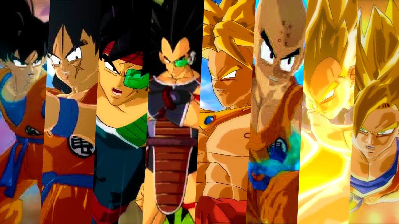 DRAGON BALL Z BURST LIMIT All Transformations & All Unique Abilities