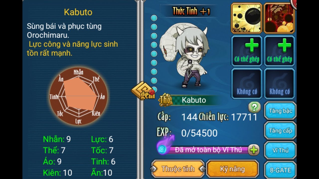 [Ninja Rebirth] Tiêu điểm tướng #51: Kabuto