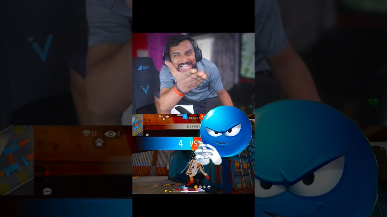Streamer Shocked 😮 Happy Sarkar Rocked ( Part -2 ) #shorts #freefire #trending