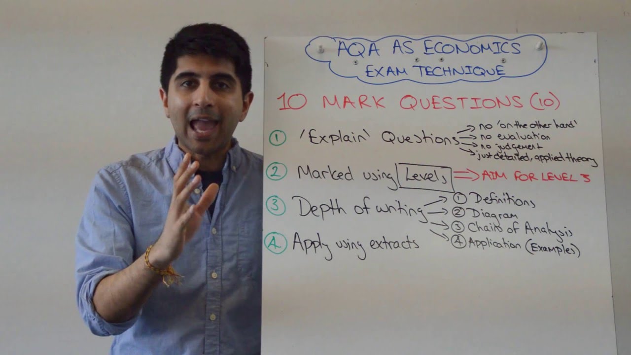 AQA Economics AS - 10 Marker Exam Technique