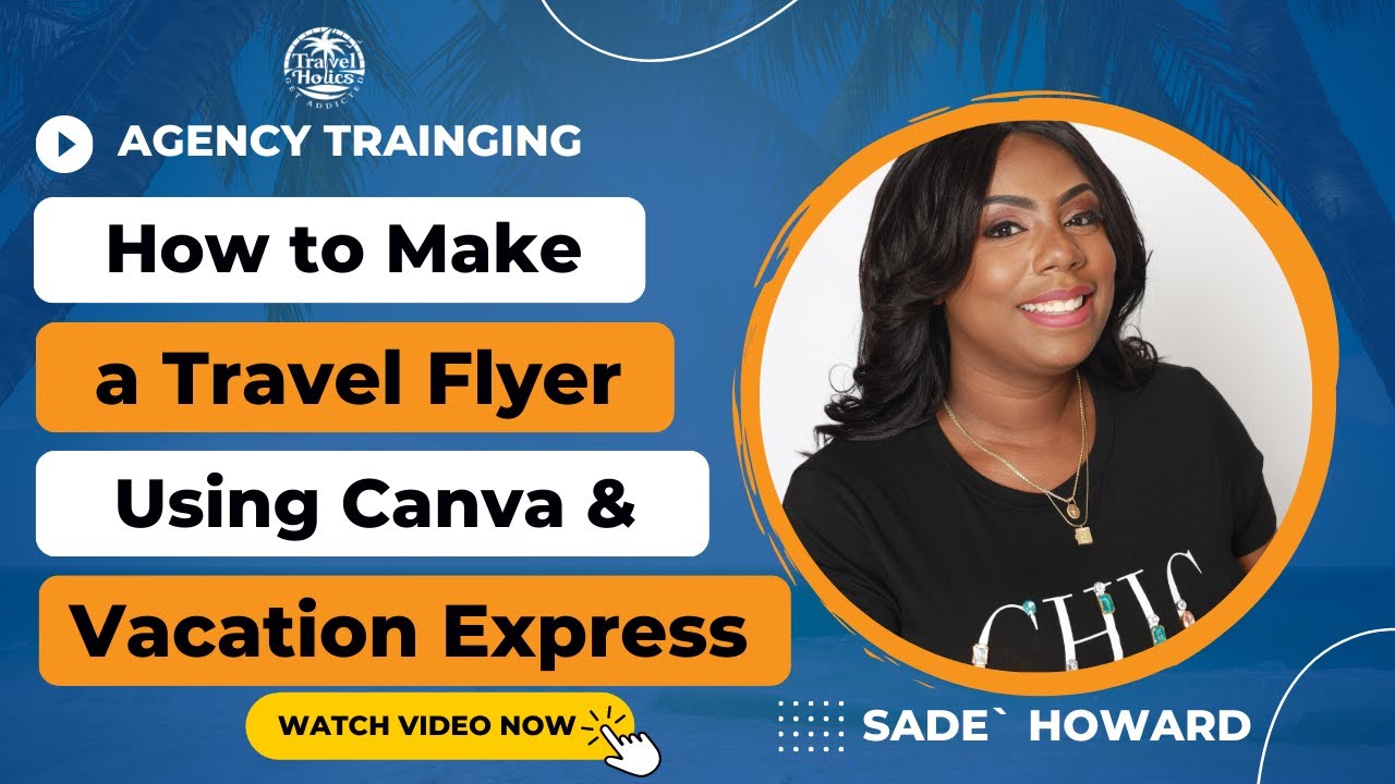 How to Designing a Travel Deal Flyer in Canva | Vacation Express Travel Deals