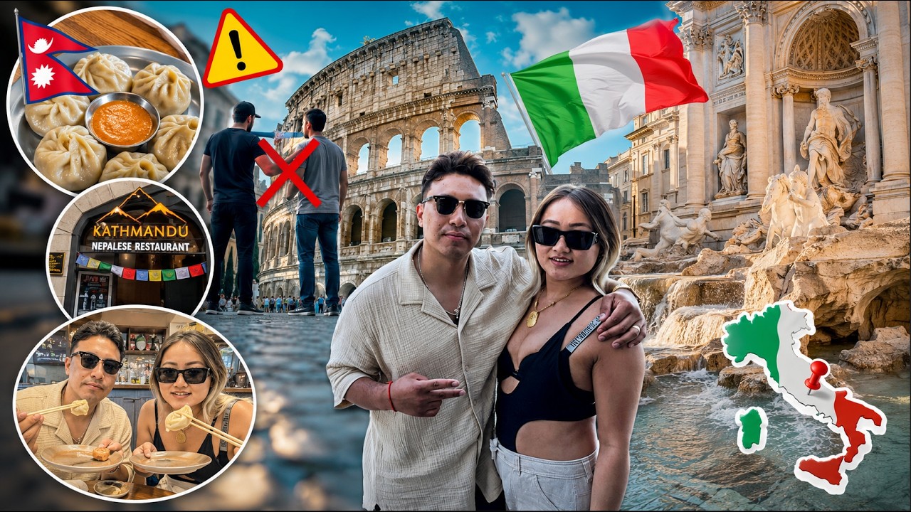 Avoid this SCAM!! Nepali food in Rome, Italy | V031