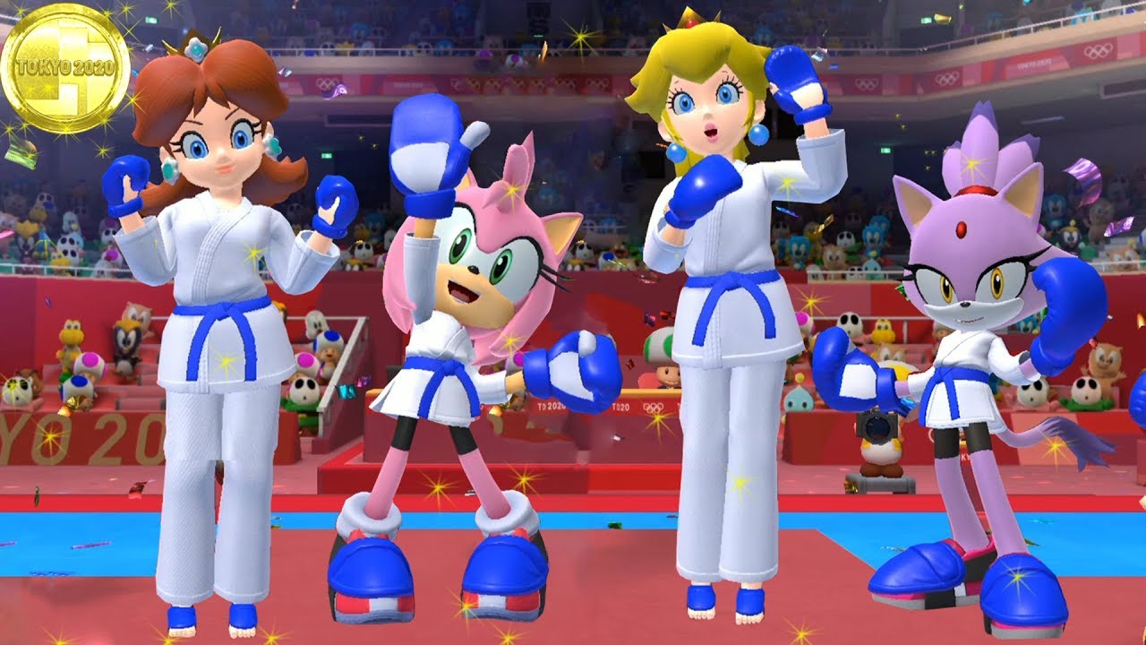 Mario & Sonic at the Olympic Games Tokyo 2020 - Karate (All Girl)