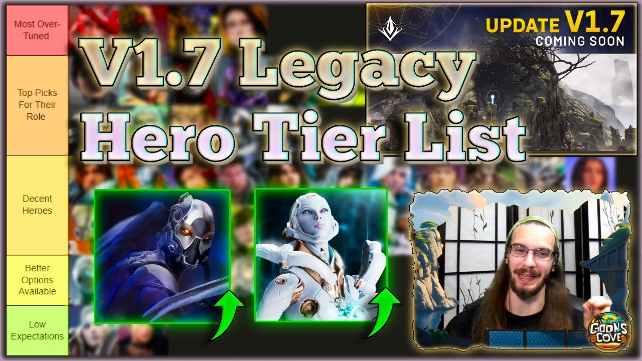 V1.7 Legacy Hero Tier List