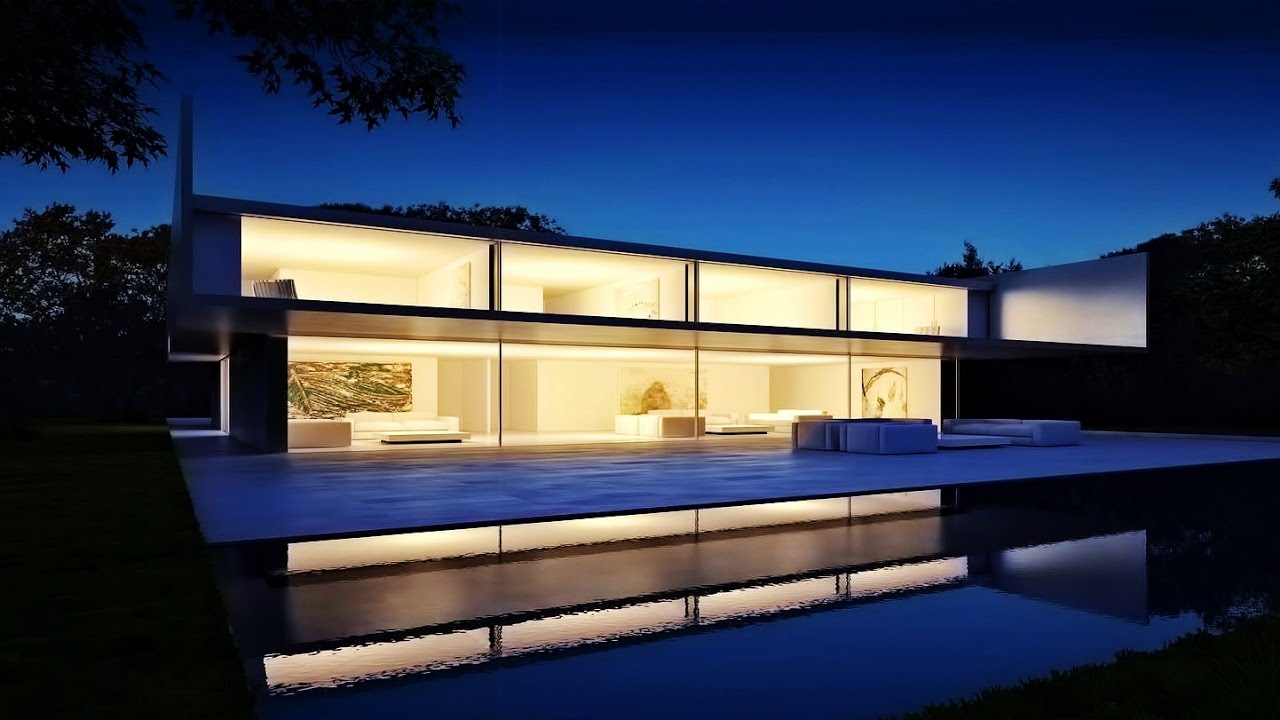 Stunningly Minimalistic Geometric Modern Contemporary Luxury Residence in Madrid, Spain