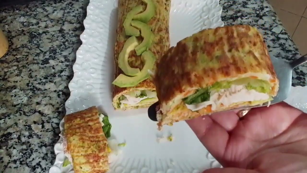 Healthy Recipe رولي صحي بالخضار فكرة للغداء أو العشاء 👌💥