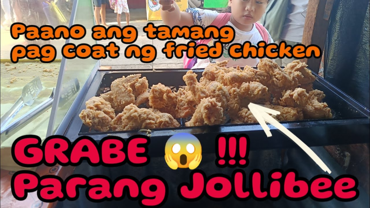 PAANO MAG COAT NG FRIED CHICKEN NA MALA JALIBEE ANG TEXTURE