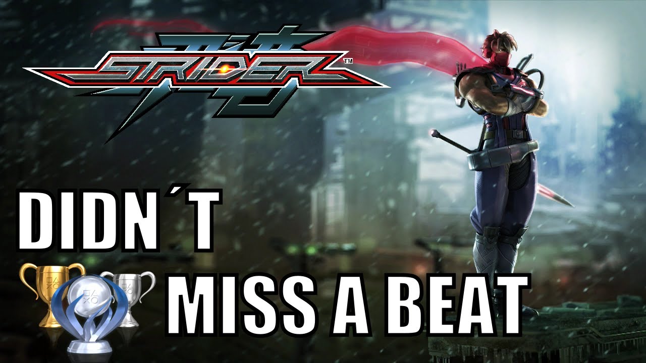 Strider Didn't Miss a Beat Trophy PS4 PSN