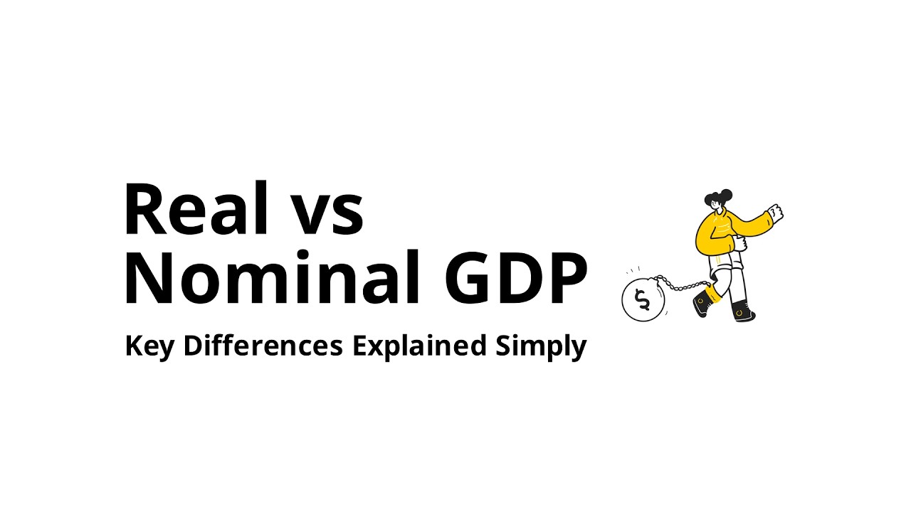What is real GDP vs nominal GDP?