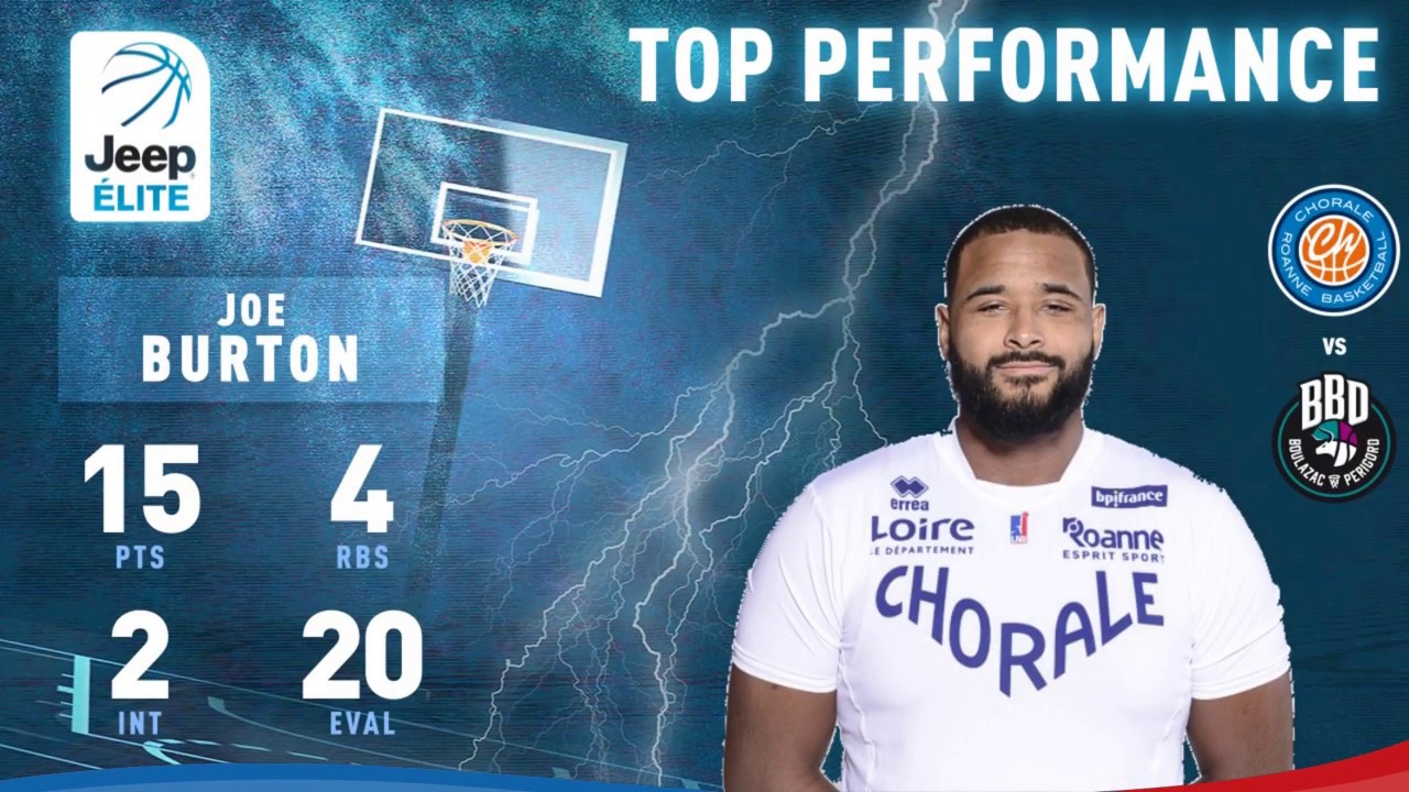 Joe Burton (15 points) Highlights vs. Boulazac