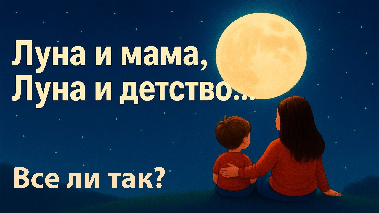 Луна и мама, луна и детство...