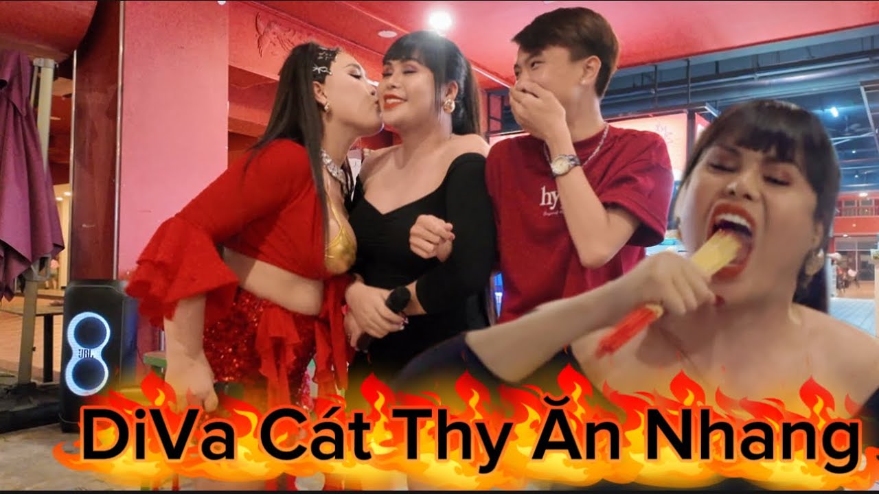 Diva Cát Thy Ăn Nhang - Bội Nhi - Túc Túc show Malaysia - chuyển giới Sài Gòn 