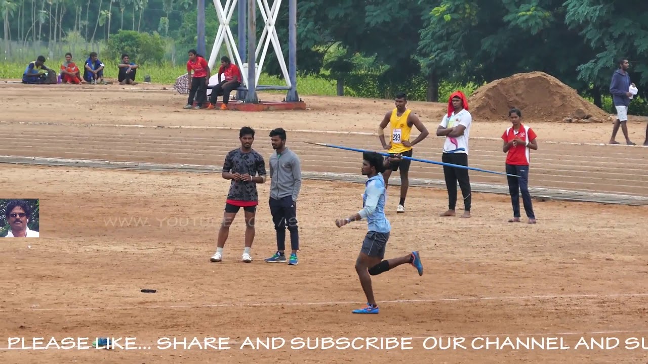 MEN'S JAVELIN FINAL AT ANNA UNI.  INTER ZONE ATHLETICS MEET-2019