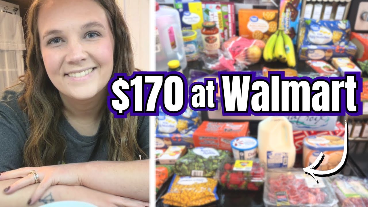 ЗАКУПКА ПРОДУКТОВ В WALMART НА $170 🛒 | План питания для семьи из 5 человек + пополнение запасов ...