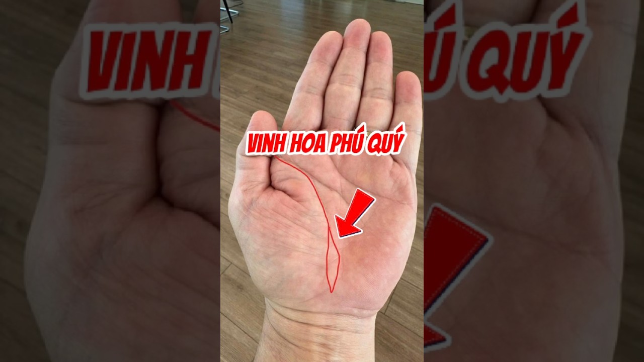 Dấu hiệu chỉ tay qu&yacute; hiếm, hưởng ph&uacute;c lộc hậu vận #xemchỉtay #phongthuy