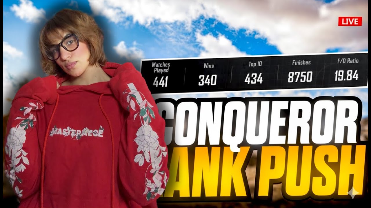 NEW SEASON RANK PUSH | CONQUEROR CHALLENGE #shortsfeed #bgmi #pubg #rankpush