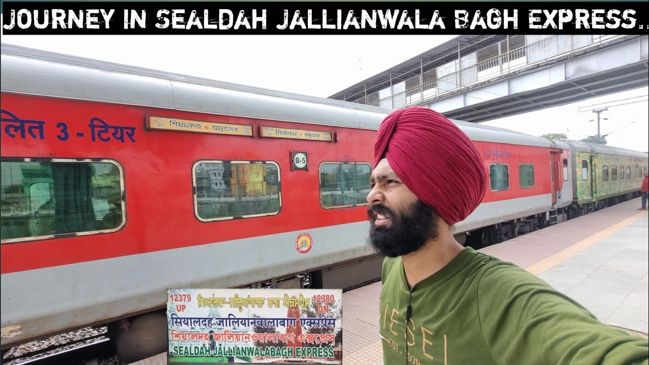 Journey To Kolkata During Durga Puja In 12380 Amritsar-Sealdah Jallianwala Bagh Express....