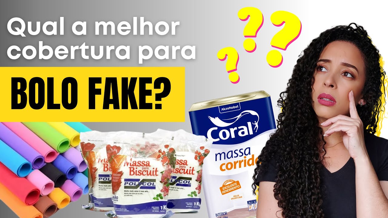 Qual o melhor tipo de cobertura para bolo fake
