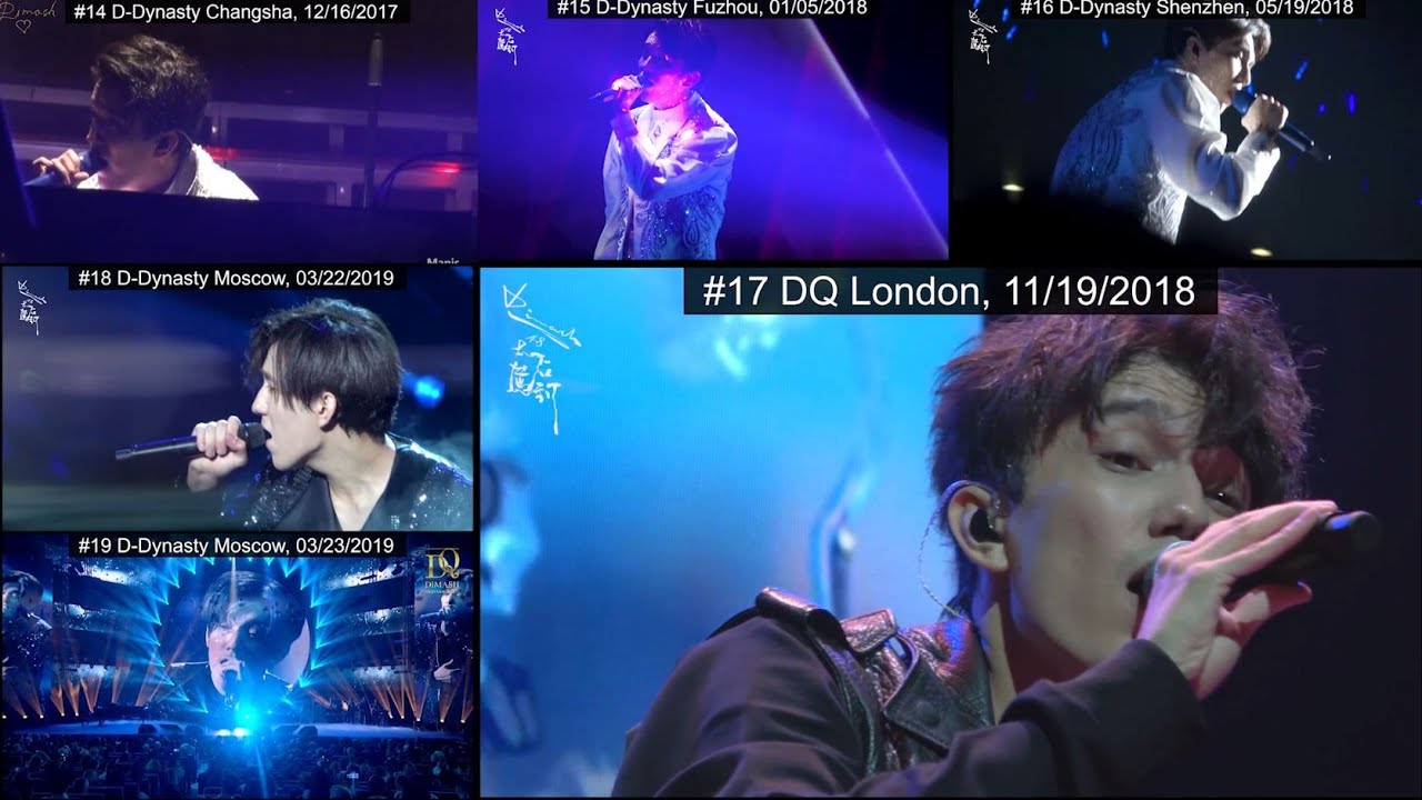 Song of an alien: Dimash - Late Autumn, Part 2 - 6 live concert performances (2017-2019)