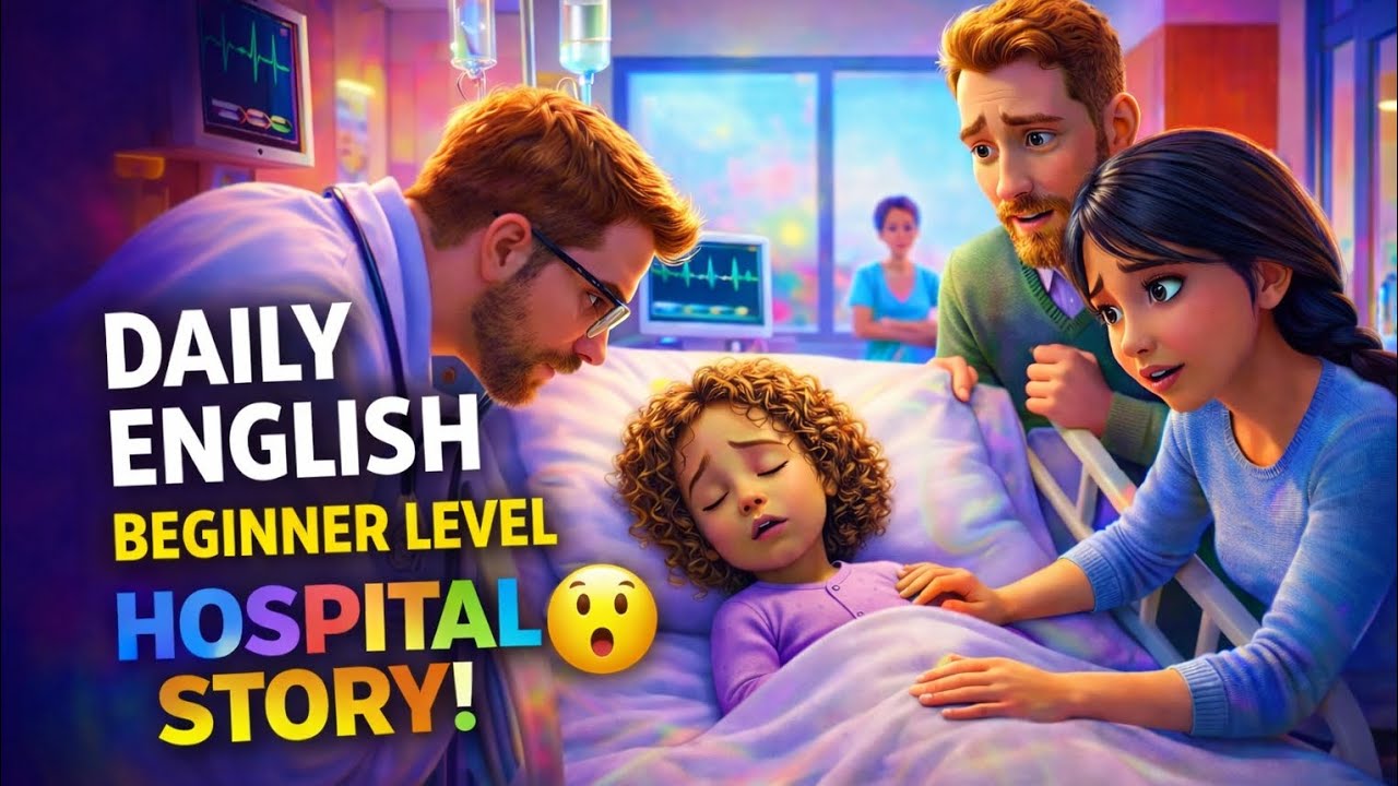 Daily English Conversation for Beginners | A Long Night at the Hospital | 