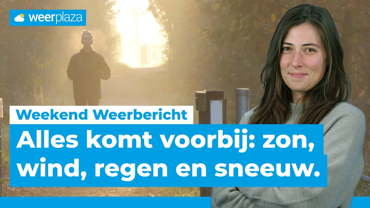 Zon, regen en natte sneeuw dit weekend | Weekend weerbericht