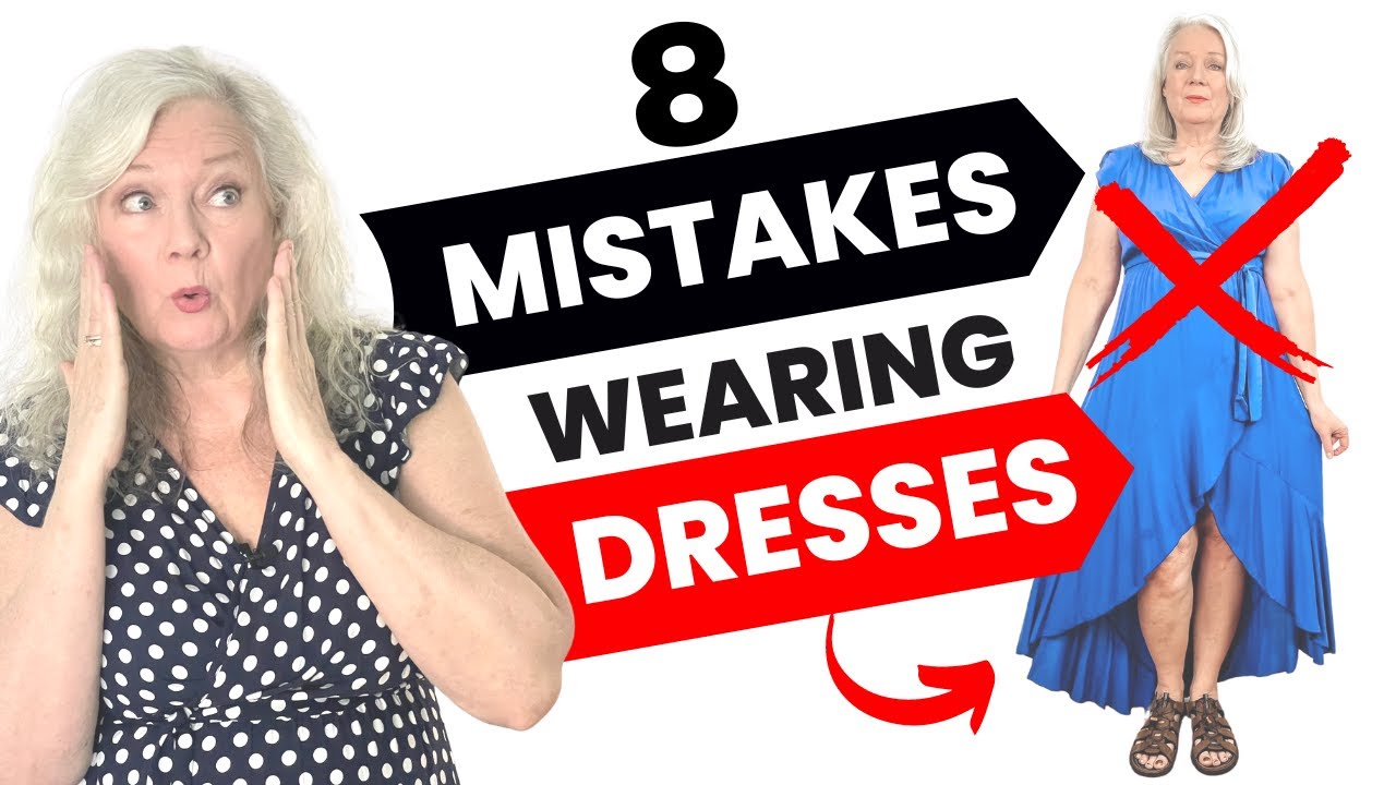 8 Mistakes Wearing Dresses Women Over 50 & 60