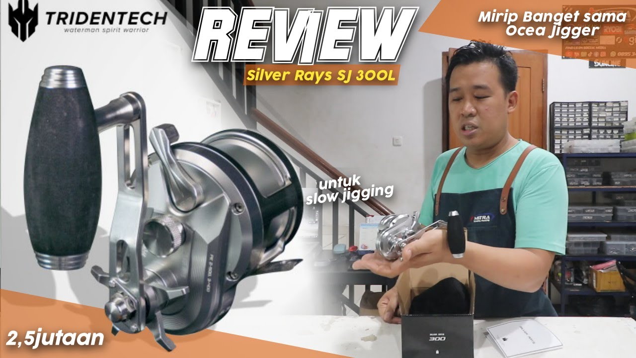 MIRIP BANGET SAMA OCEA JIGGER | review Tridentech Silver Rays 300-SJ-L Harga 2,5 jutaan aja