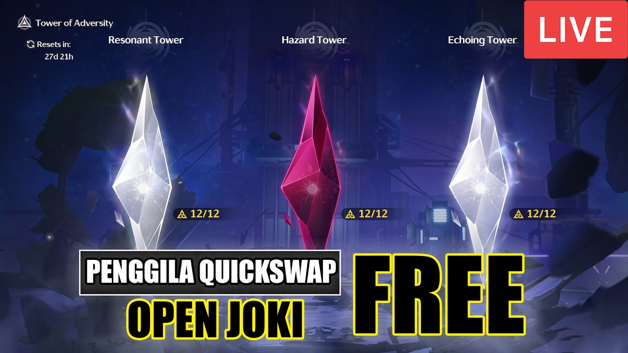 🔴[LIVE PORTRAIT ] Wuthering Waves | TOA RESET!!! DAY 1 | KALO BOSAN, PINDAH ARKNIGHT ENDFIELD