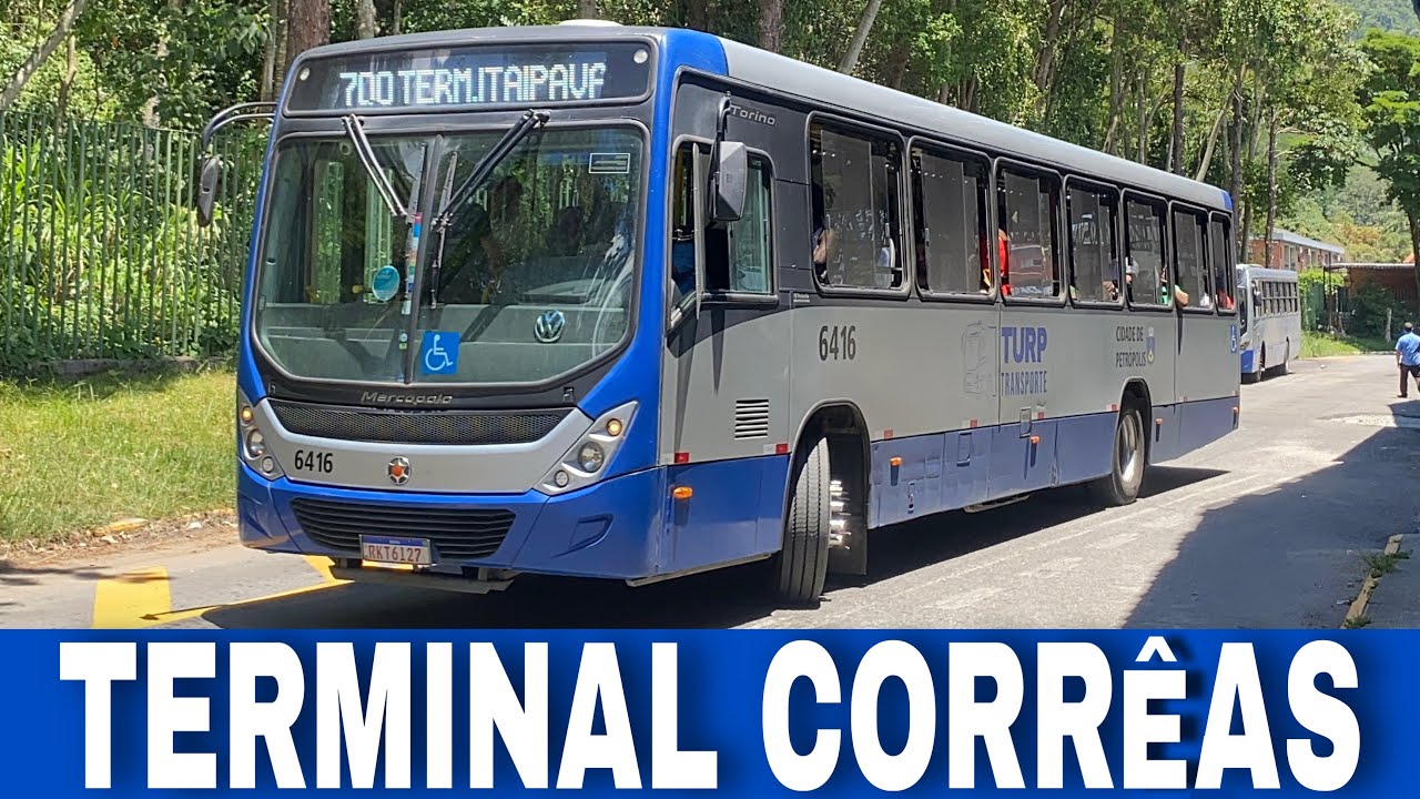 Terminal Corrêas ( Petrópolis/RJ ) - Movimentação de ônibus #152