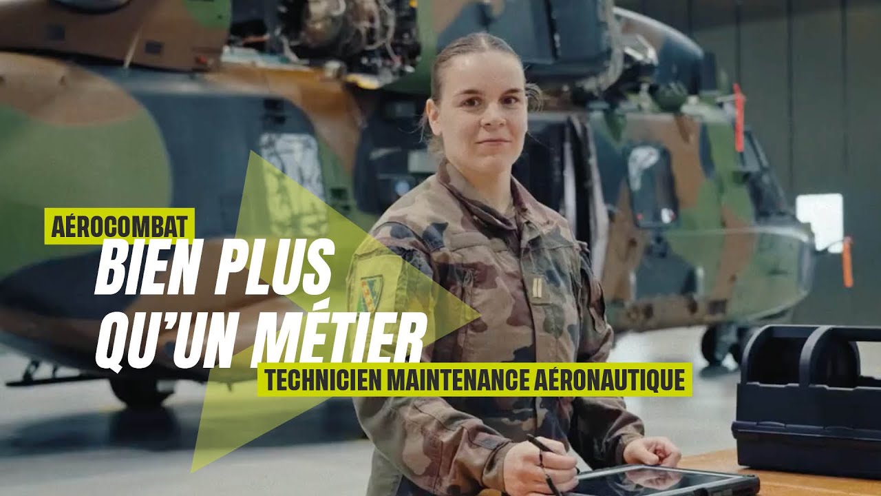 technicien maintenances aéronautiques : le “doc” des machines volantes de l’armée de Terre !