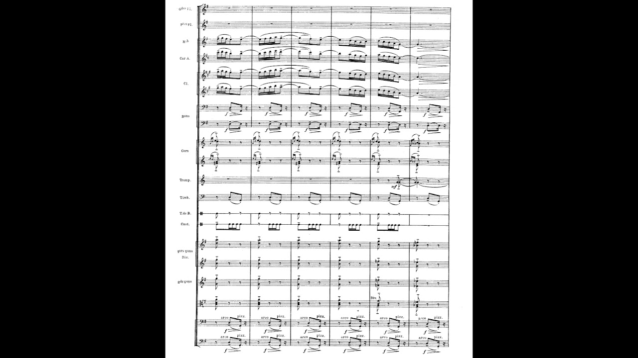 Claude Debussy - Ibéria for Orchestra, L. 122 (1905-12) [Score-Video]