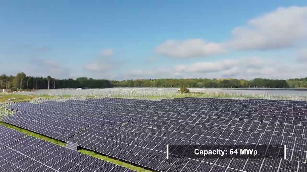 Building Sweden's largest solar park in Hallstavik