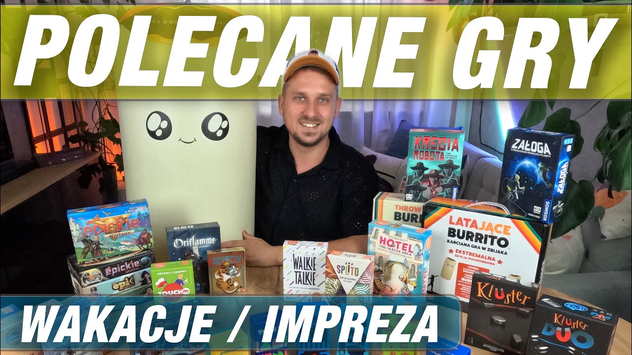 Najlepsze gry planszowe na Wakacje,  Imprezę, Wyjazd,