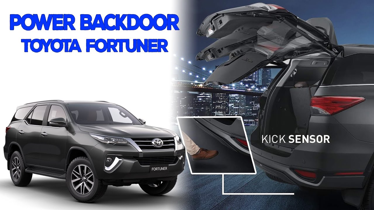 TOYOTA FORTUNER PASANG POWER BACKDOOR JADI PRAKTIS BUKA BAGASI MOBIL