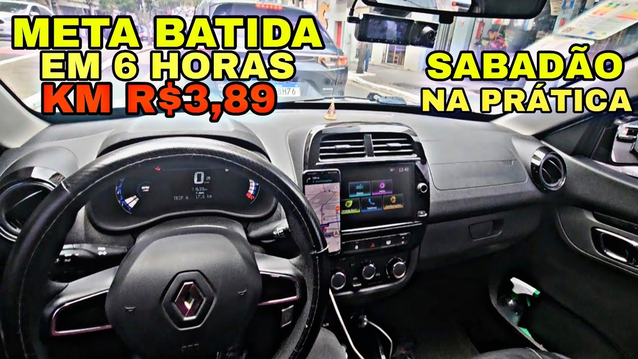 🔴✅️ META BATIDA EM 6 HORAS 😱👀 MEU KM FICOU R$ 3,89 #uber #99pop #motoristadeaplicativo 