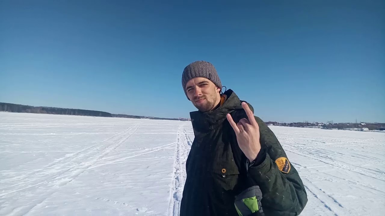 Сноукайтинг на Пироговском водохранилище