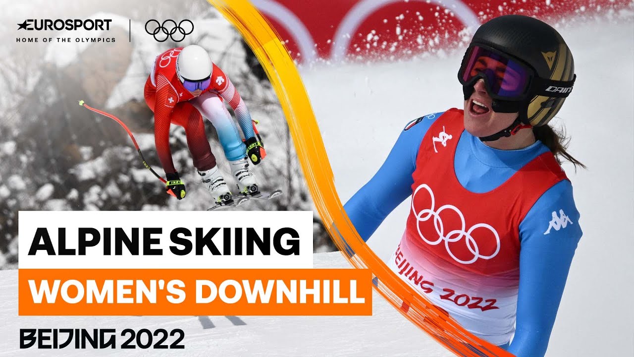 Corinne Suter Beats Sofia Goggia To Women's Downhill Olympic Gold | 2022 Winter Olympics