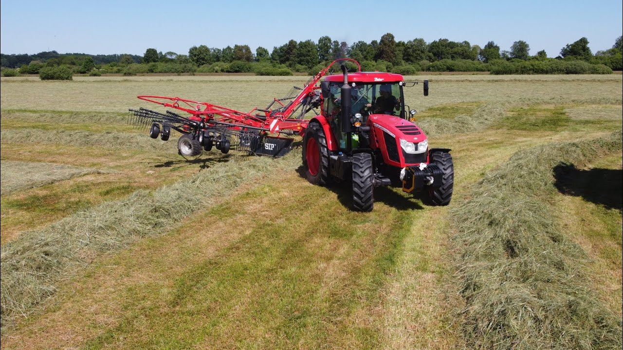 Zgrabianie traw z ⭐SIP STAR 850/26T⭐ | Zetor Proxima 120 HS | Sianokosy 2023 ☘️🐄🐮