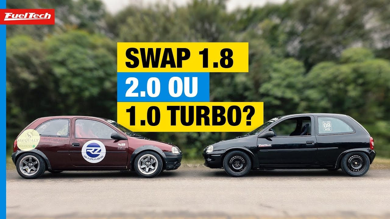 Corsa swap 1.8 e Corsa swap 2.0 com FuelTech!