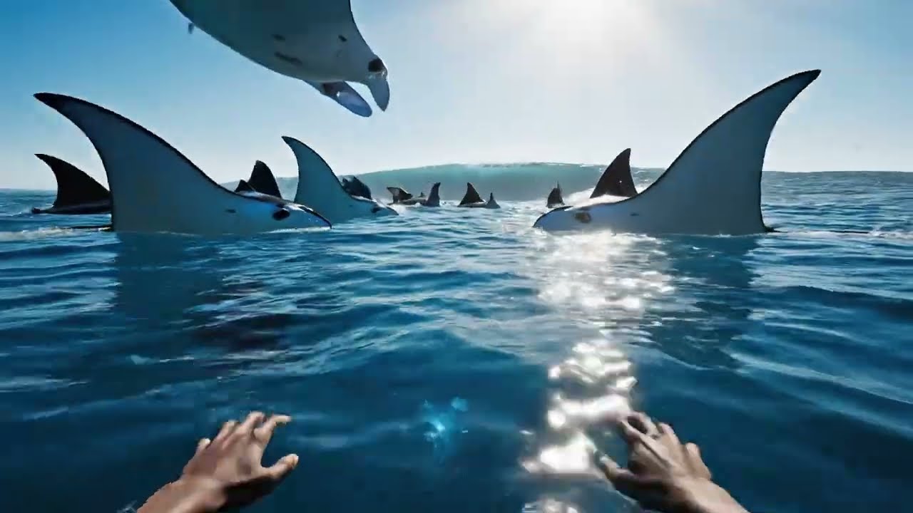 WO Sunset Edition Which Ocean Swim In Calming AI ASMR