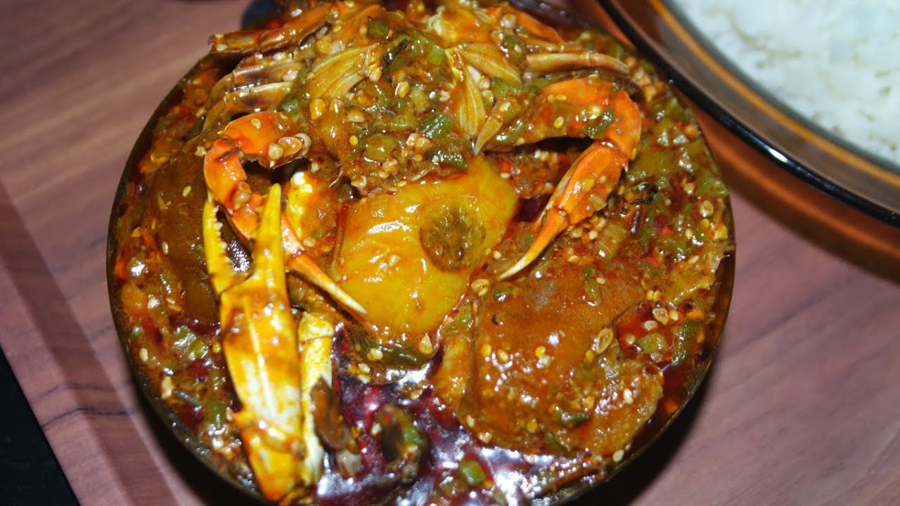 HOW TO COOK SIERRA LEONE OKRA SOUP/RED OIL OKRA  SOUP