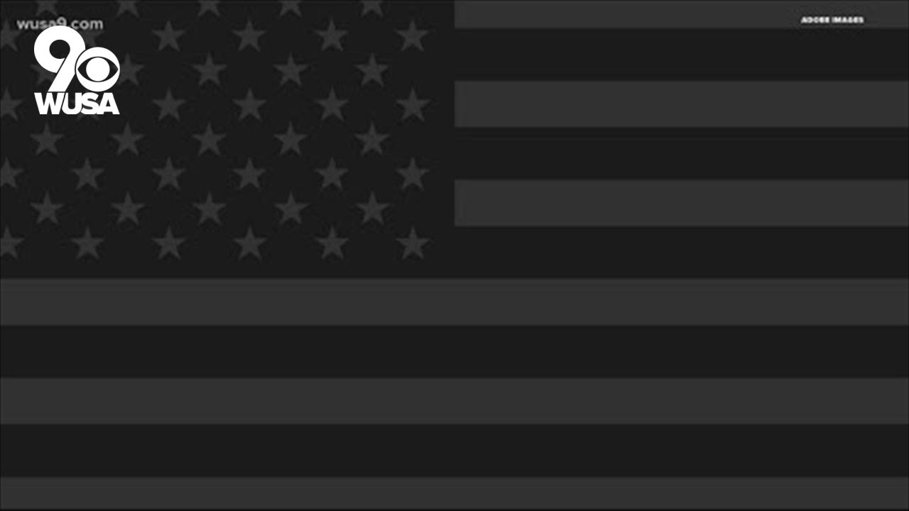 What does an all-black American flag mean, and where does it come from?