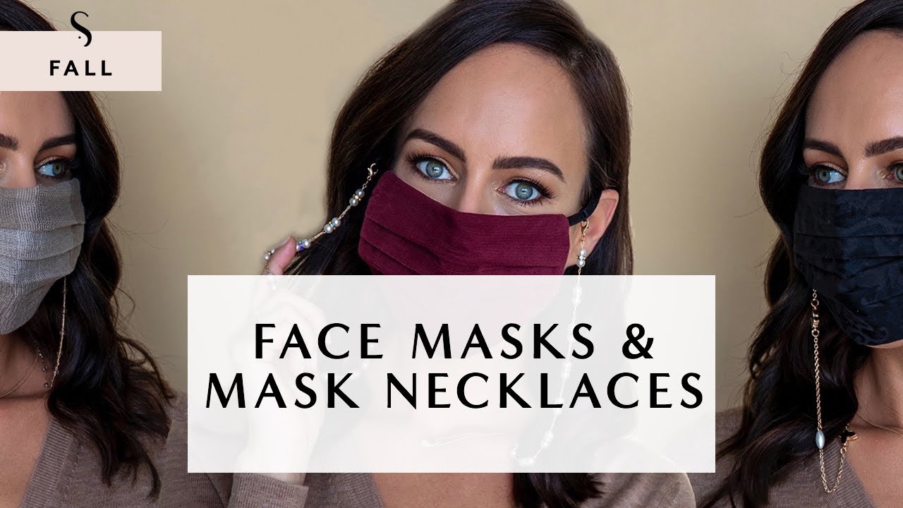 Fall Face Masks & Mask Necklaces