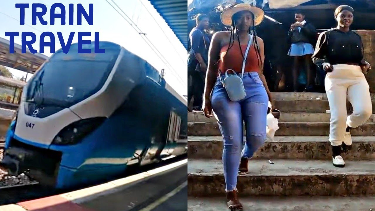 South Africa Today | Cheapest Mode of Travel 🇿🇦 ( train ride🙆)