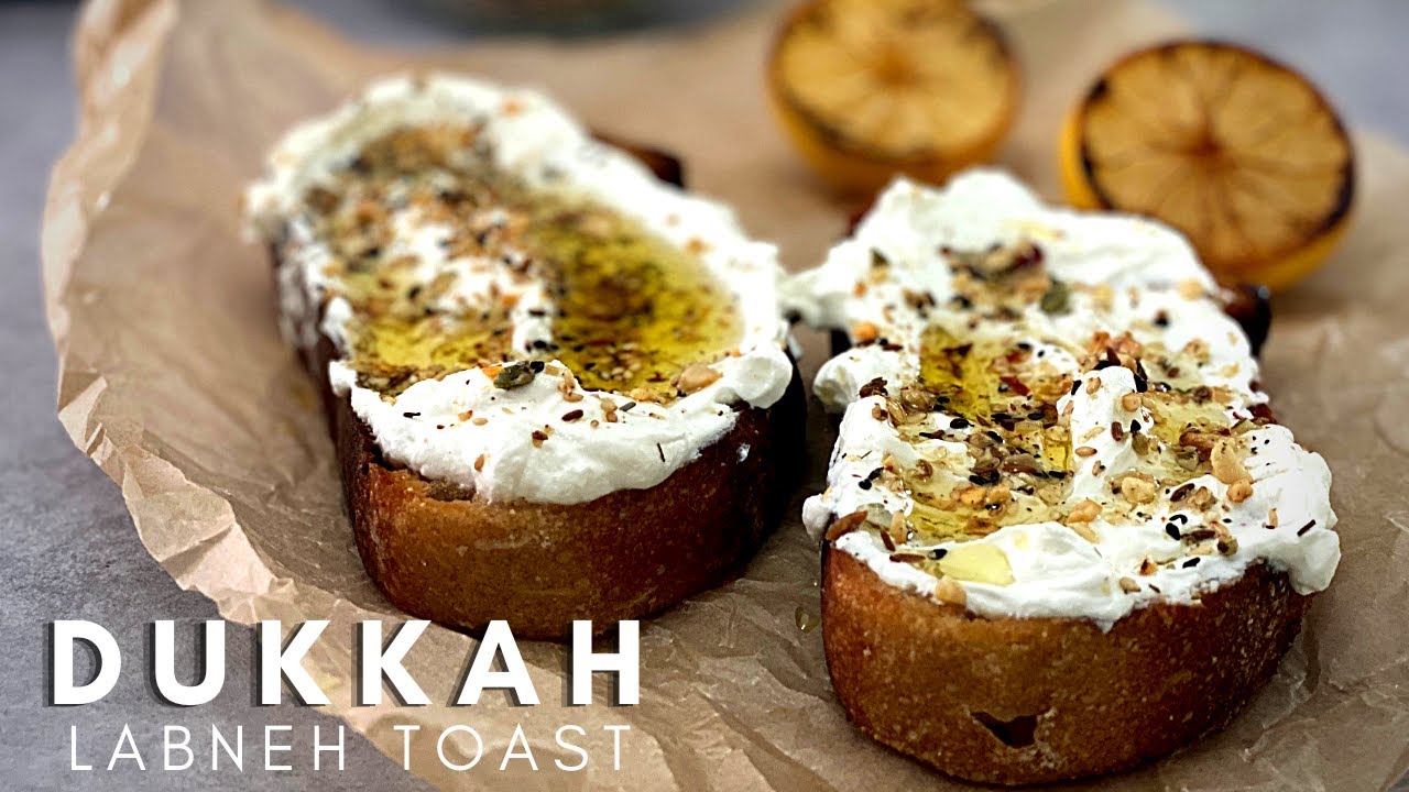 How to make Dukkah Labneh Toast