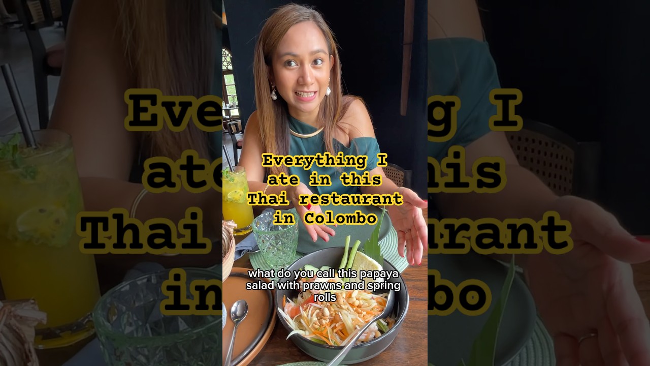 Все, что я ел в тайском ресторане May&rsquo;s Table #foodvlog #yt #еда #шриланка #шорты #едадлялюбителе...