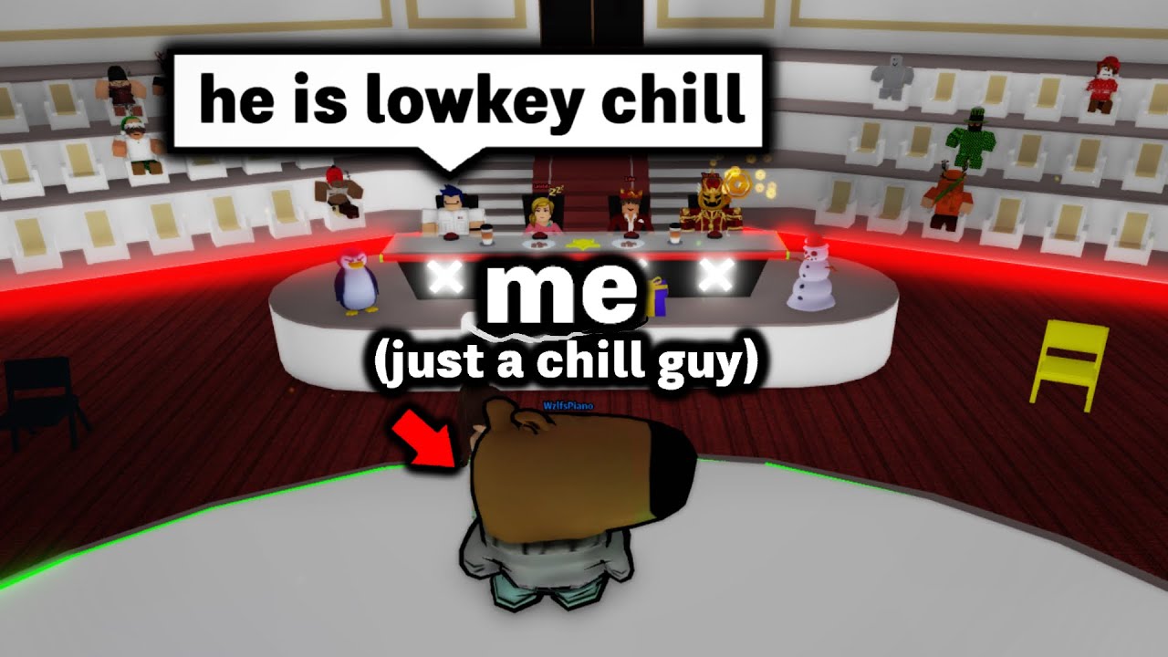 I Played Piano as a Chill Guy in a Roblox Talent Show