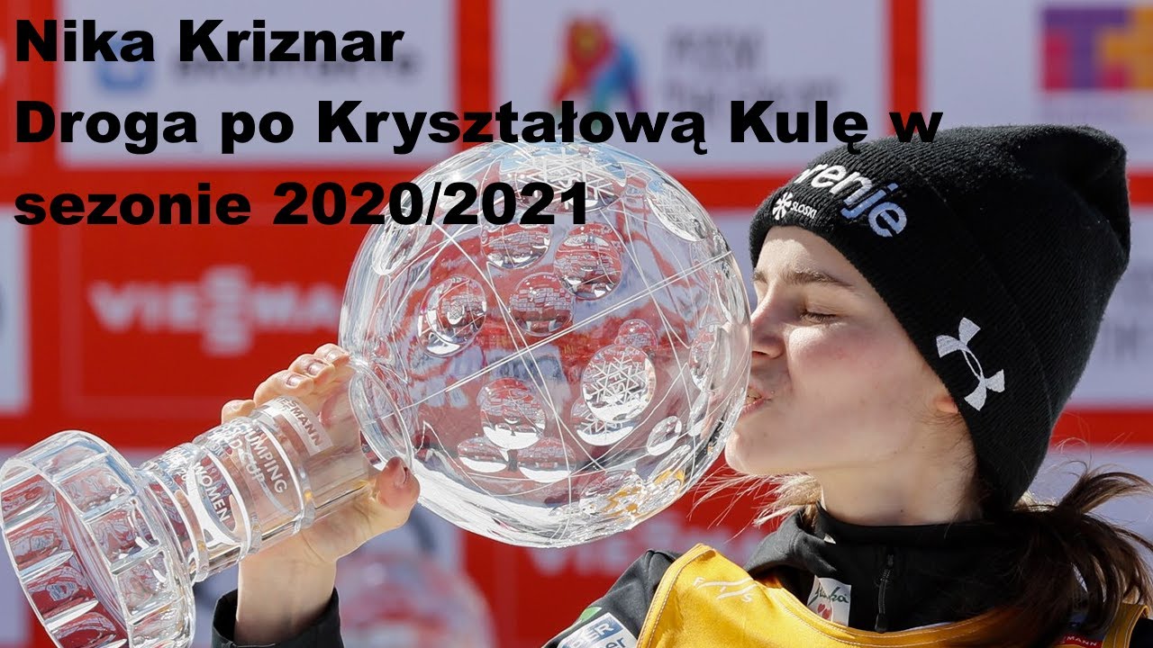 Nika Kriznar-Droga po Kryształową Kulę w sezonie 2020/2021.