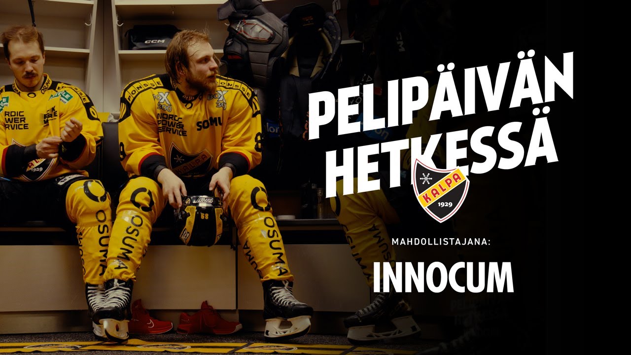 Pelipäivän Hetkessä #3: Yrityskeskus INNOCUM | KalPa–SaiPa 12.12.2025