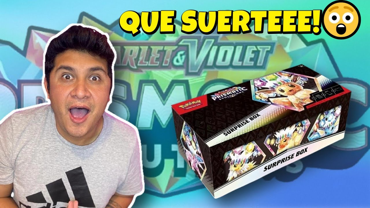 Abri 5 cajas de Surprise Box Prismatic Evolutions!!! NO CREERAS LO QUE SALE!!😲😲